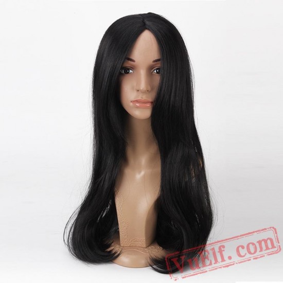 Long Curly Halloween Witch Cosplay Wigs for Women