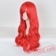 Red Long Curly Cosplay Wigs for Women