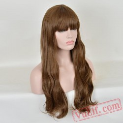 Fashion Long Curly Puffy Wigs for Women