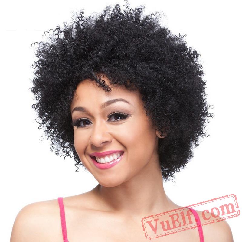 puffy short hair