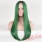 Green Long Straight Wigs for Women