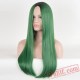 Green Long Straight Wigs for Women