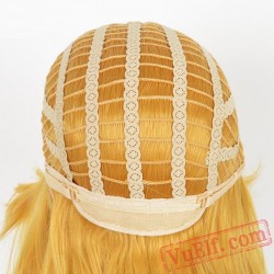 Yellow Curly Wigs for Women