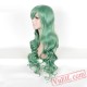 Long Curly Green Wigs for Women