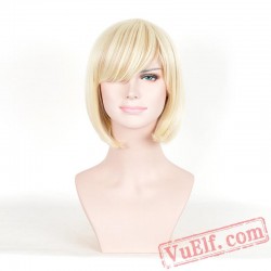 Short Curly Colored Wigs for Women