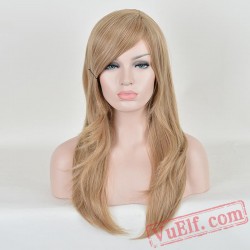 Long Curly Puffy Wigs for Women