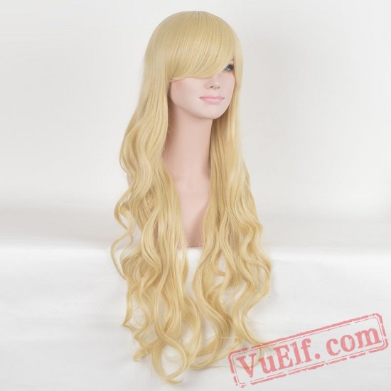 Gold Cosplay Wigs for Women