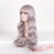 Grey Long Curly Wigs for Women