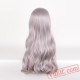 Grey Long Curly Wigs for Women