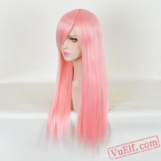 Fashion Pink Wigs for Women