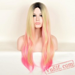 Long Straight Colored Wigs for Women