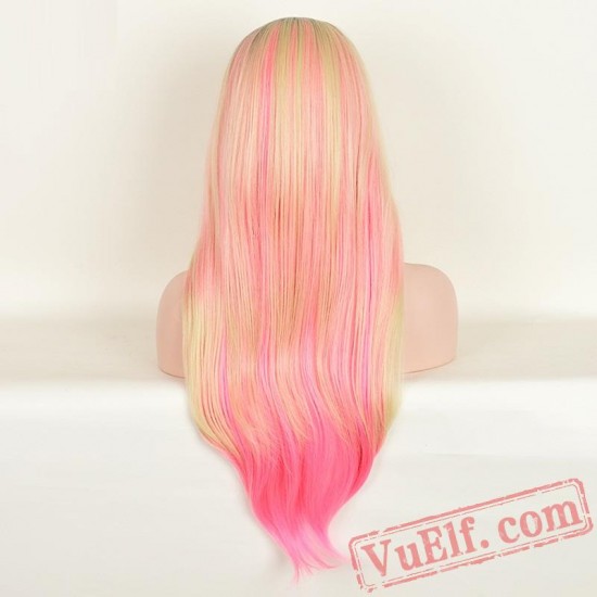 Long Straight Colored Wigs for Women