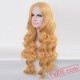 Long Curly Gold Wigs for Women