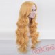 Long Curly Gold Wigs for Women