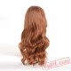 Brown Long Curly Wigs for Women