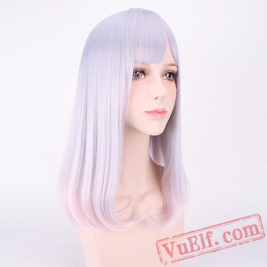 Long Curly Purple Lolita Wigs for Women