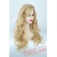 Curly Long Gold Wigs for Women