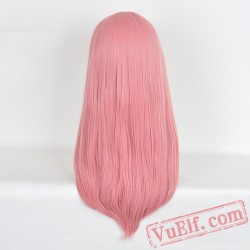 Pink Long Cosplay Wigs for Women