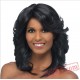 Black Women Mid-length Wigs