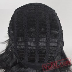 Black Short Curly Wigs for Women