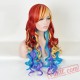 Colored Long Curly Cosplay Wigs for Women