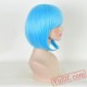 Blue Short Straight Cosplay Wigs for Women