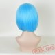 Blue Short Straight Cosplay Wigs for Women