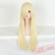 Gold Long Curly Cosplay Wigs for Women