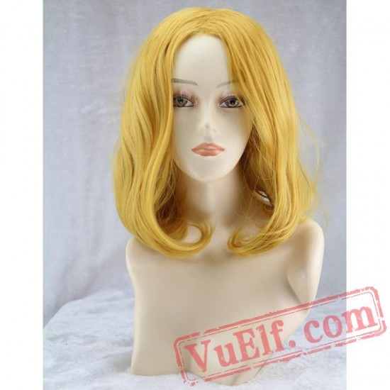 Colored Gold Wigs for Women