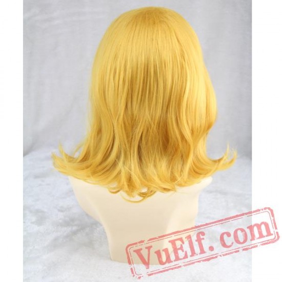 Colored Gold Wigs for Women