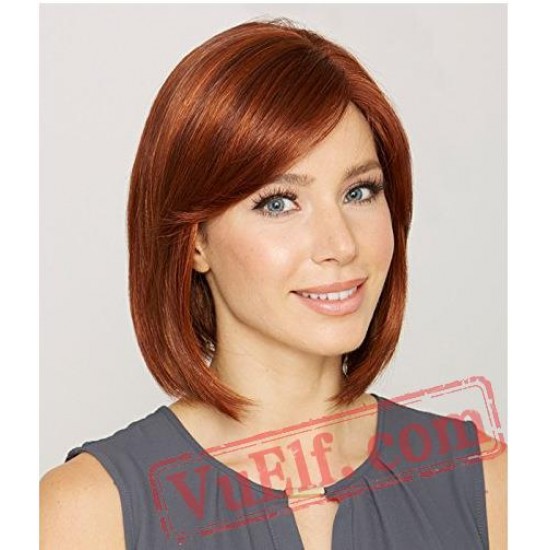 Short Gold Curly Wigs for Women