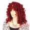 Short Kinky Curly Hair Wigs Medium Red Black Blonde Women Wigs