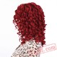 Short Kinky Curly Hair Wigs Medium Red Black Blonde Women Wigs