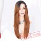 Long Straight Wigs Red Pink Blonde Brown Green Hair Wig Women