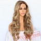 Natural Wave Blonde Brown Hair Wedding Lace Front Wigs Women