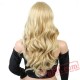 Long Wavy Curly Blonde Wigs Women Curly Cosplay Wigs