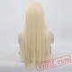 Blonde Silky Straight Hair Lace Front Wig Women
