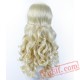 Long Wavy Blonde Wigs Women Long Curly Cosplay Wigs