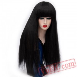 Long Blonde Wigs Women Straight Wig Full Natural Hair Wig