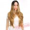 Blonde Wig Long Kinky Curly Wig Women Hair