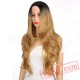 Blonde Wig Long Kinky Curly Wig Women Hair