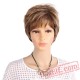 Fluffy Short Wigs white women Blonde wig Curly Short Hair Wig