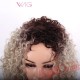 Blonde Wig Short Afro Kinky Curly Black Women Hair