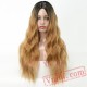 Blonde Wig Long Hair Kinky Curly Wigs Women Hair