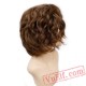 Short Wavy Bob Wig Hair Wigs Women Cosplay Blown Blonde wig