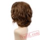 Short Wavy Bob Wig Hair Wigs Women Cosplay Blown Blonde wig