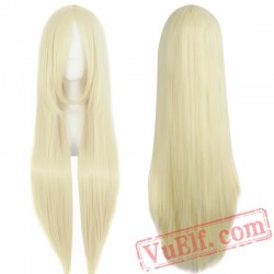 Beauty Long Cosplay Wig Straight Hair Blonde