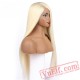 Silky Straight Lace Front Wig Platinum Blonde Wig Women