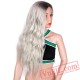 Long Wavy Platinum Blonde Wig Women Cosplay Blond Hair