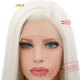 Silky Straight Lace Front Wigs Blond